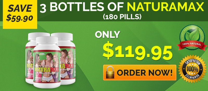 3 Bottle Naturamax Capsules In Australia - 180 Pills